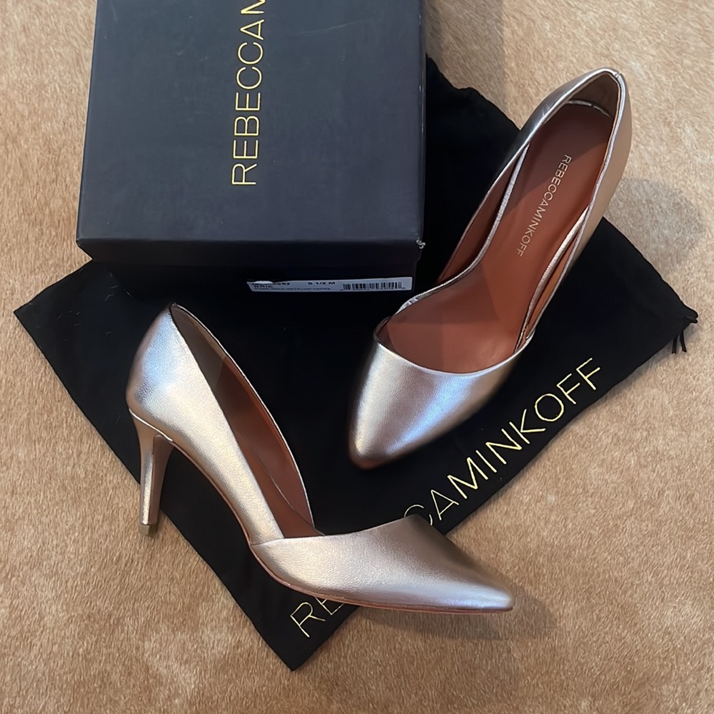 Rebecca Minkoff Rose Gold Heels
